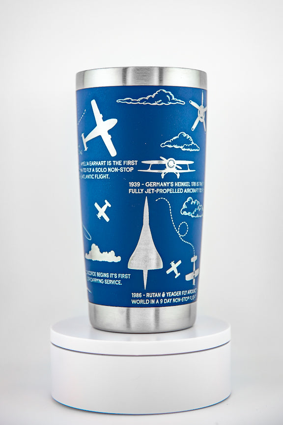 History of Flight Tumbler - Bern Laser Works