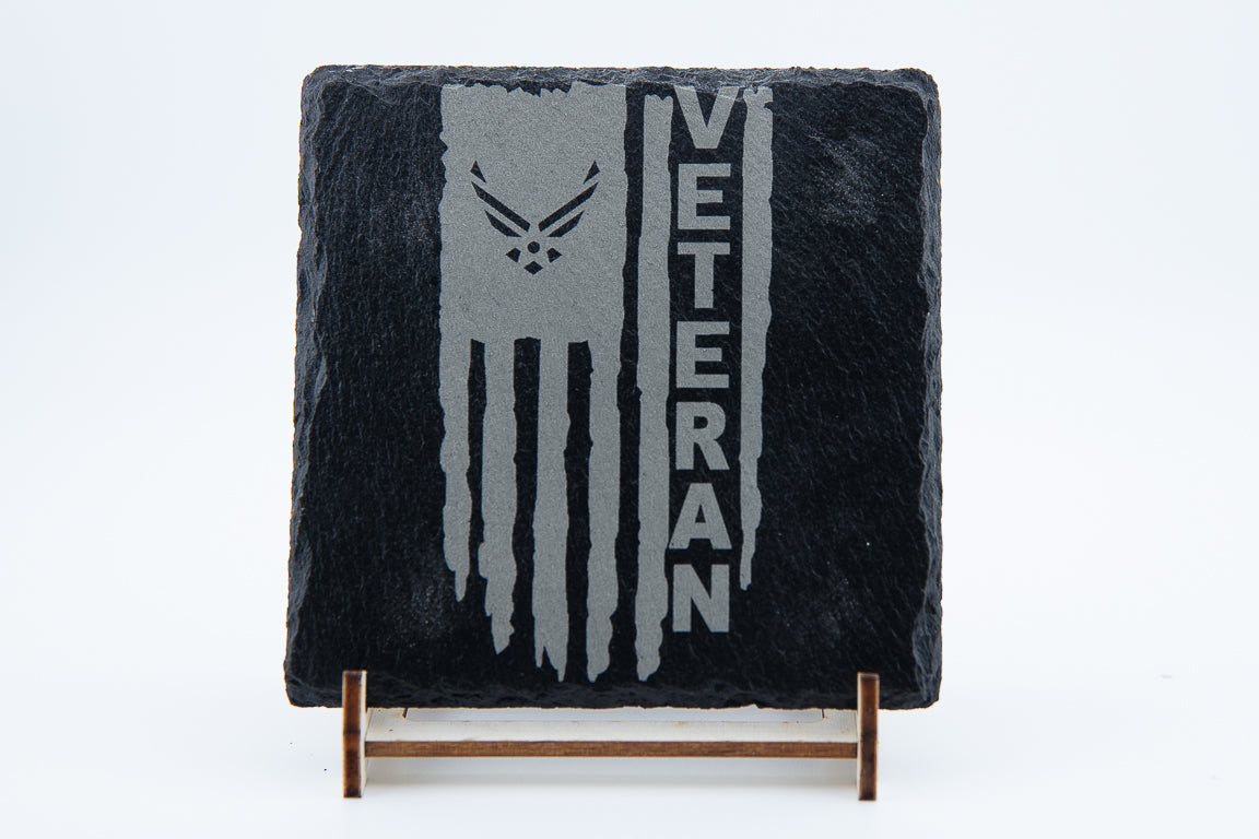 US Air Force Veteran Coasters - Bern Laser Works