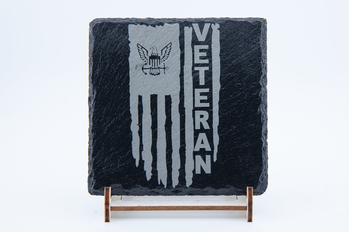 US Navy Veteran Coasters - Bern Laser Works