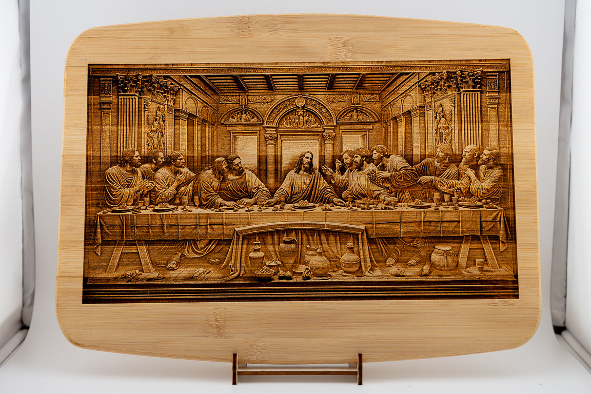 Last Supper Cutting Board - Bern Laser Works